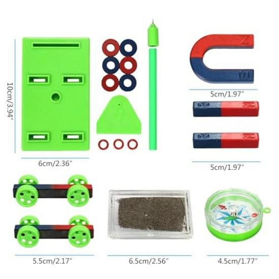 Experimental Education Lab Junior Science Magnetic Set Magnet Experiment Tools Physics Toy