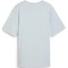 Puma Женская футболка с круглым вырезом, свободного кроя, с коротким рукавом, с однотонным логотипом, топы, цвет 'Морозная роса' 626801-26