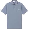Мужская футболка поло с логотипом, сине-серая K1S15220002RS0039-V0024