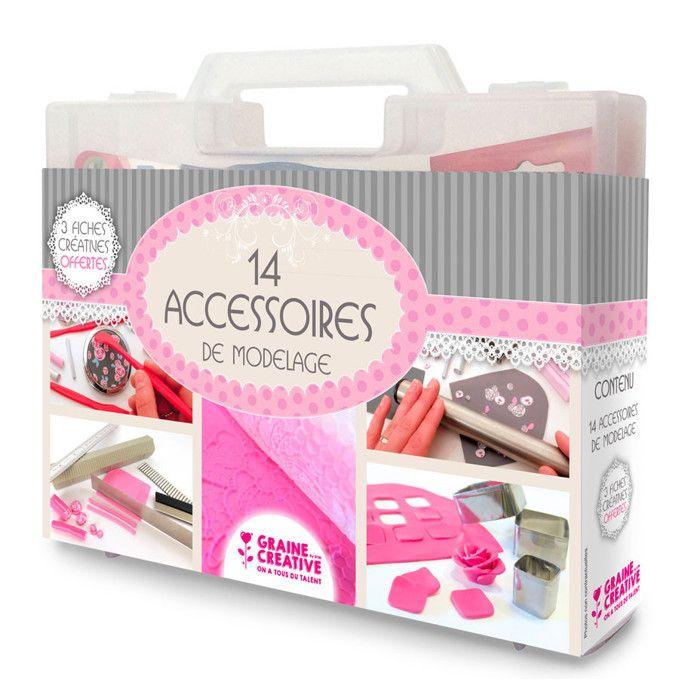 Graine Créative - Mallette cadeau Accessoires de modelage (Fimo)