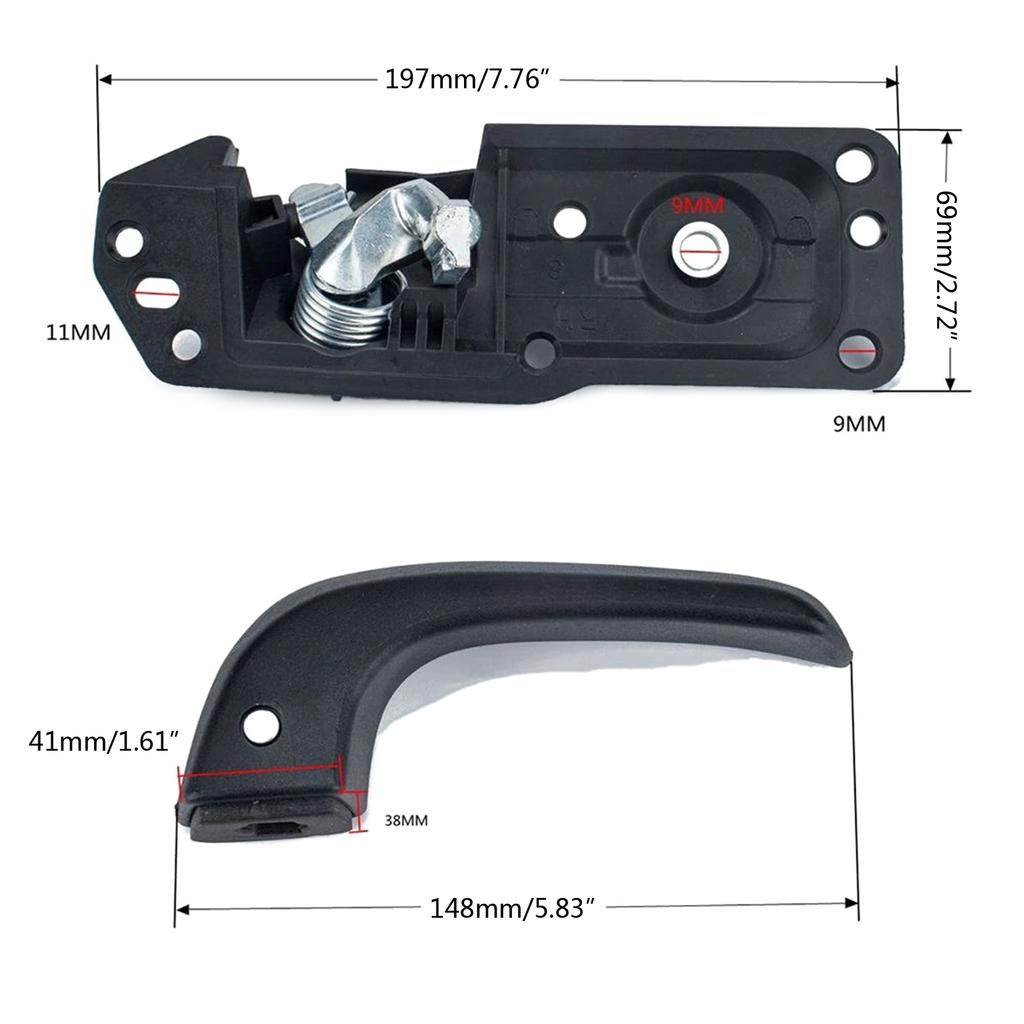 Door Handle Repair set Interior Door Handle Repair set Car Accessories Restores Functionality & Style Simple Installs