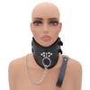 Adult Sex Collar Male Female Sexy Neck Cover Neck Cover Accessories Erotic Leather Neck Strap Fetish Slave Bondage Collar