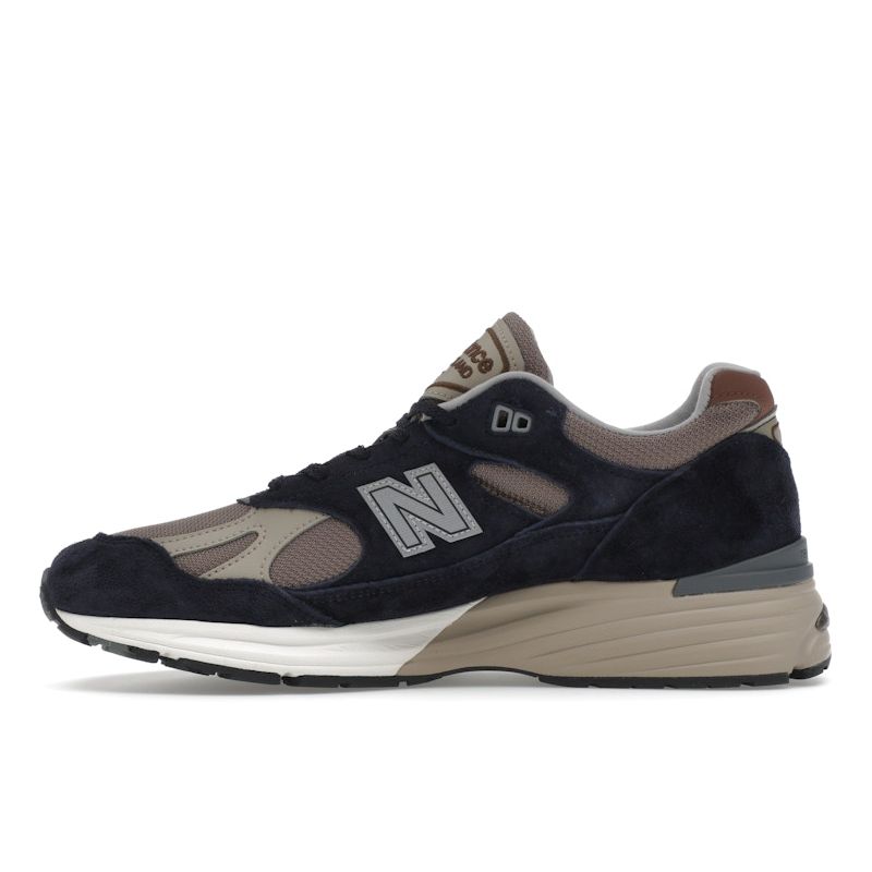 New Balance 991v2 Made In England After Midnight Sepia Tint Unisex Sneakers Blue Plaza-Taupe Mink U991DB2