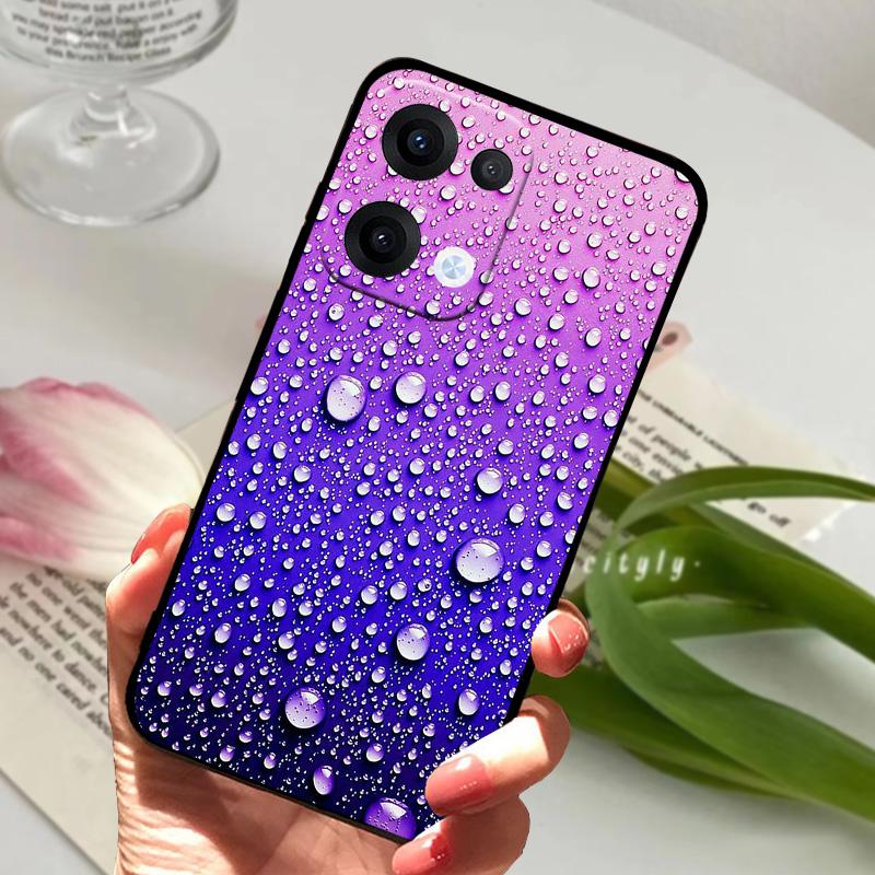 Чехол для Oppo Reno13 Pro Reno 13 12 5G Милое Животное Мягкий Силикон ТПУ Чехол для Телефона Для Oppo Reno12 Pro Защита Fundas Сумка для Телефона