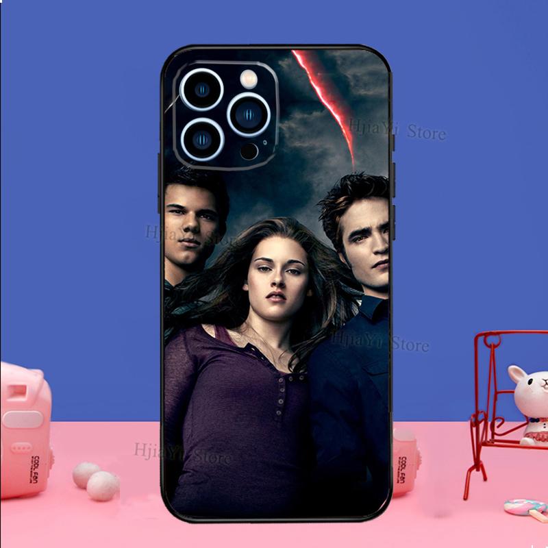 Чехол Сага Сумерки для iPhone 16 15 13 11 14 Pro Max 12 Mini Plus XR X XS Max Силиконовый чехол для телефона