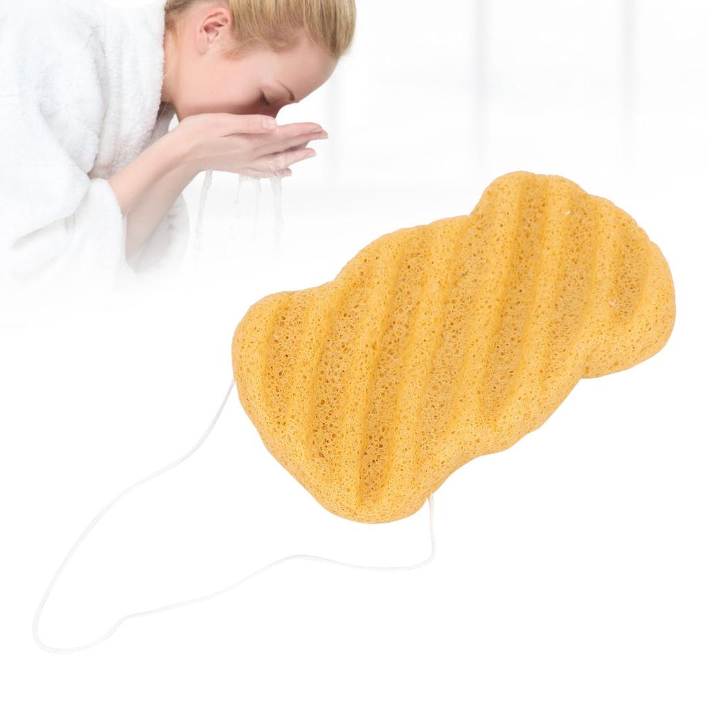 Plant Facial Sponge Washable Reusable Portable Face Clnsing Exfoliating Bath Puff