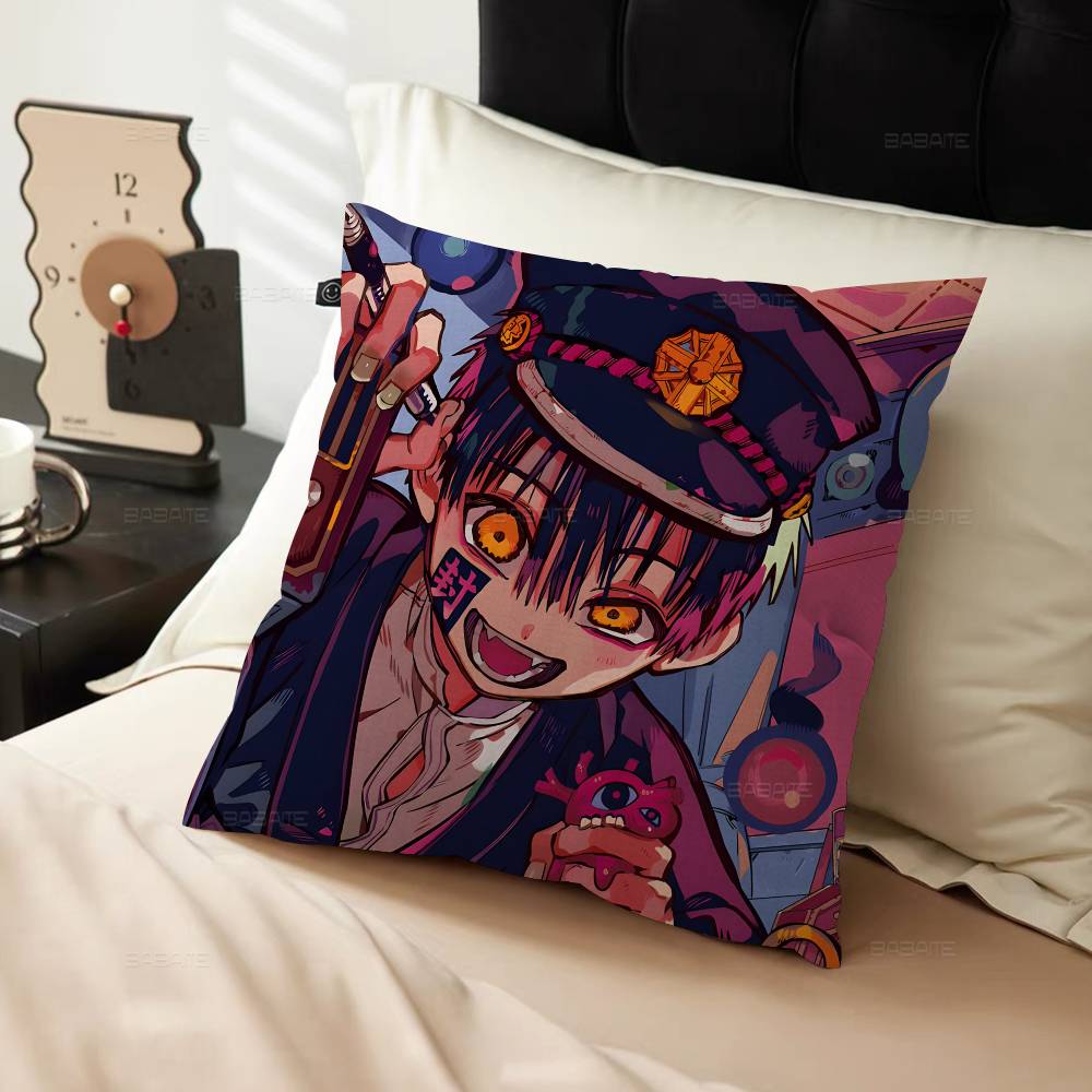 Anime Toilet B-Bound H-Hanako Kun Pillow Cushion Cover Pillowcase Living Room Sofa Home Decor