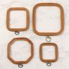 Octagon Wood Grain Needlecraft Stretch Tool Embroidery Hoop DIY Sewing Accessories