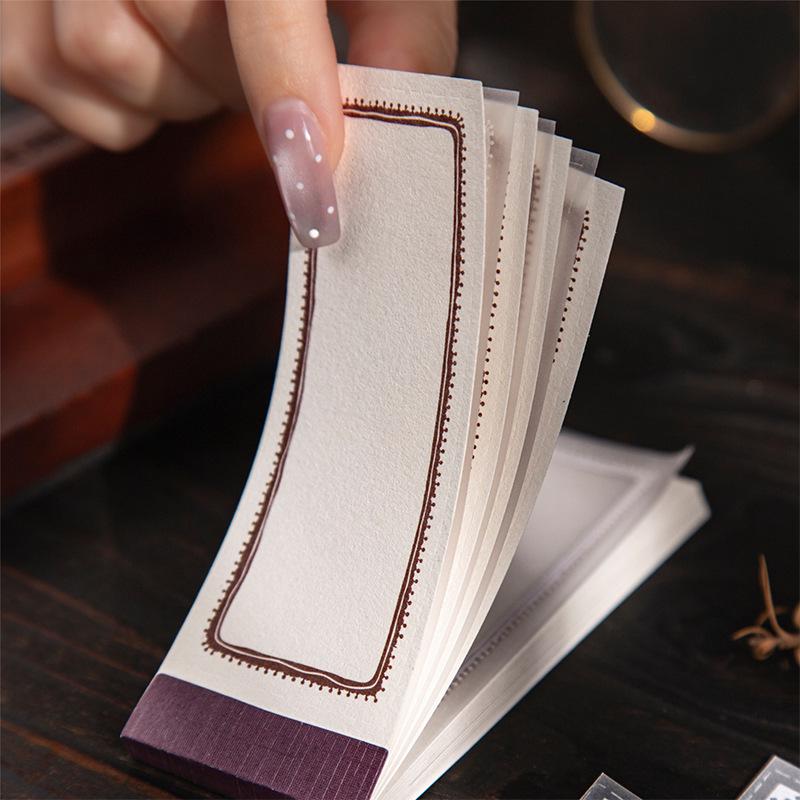 Набор мини-заметок «Прекрасный день»: Ретро-стикербук для ведения дневника (без клея)