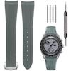 [Подпишите меня] 20-миллиметровый ремешок для часов для Omega Speedmaster и OmegaXSwatch MoonSwatch Совместим с Omega...