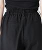 Nano Universe Tuck Easy Center Press Straight F Women's Pants, 010, Black, 673-5227300