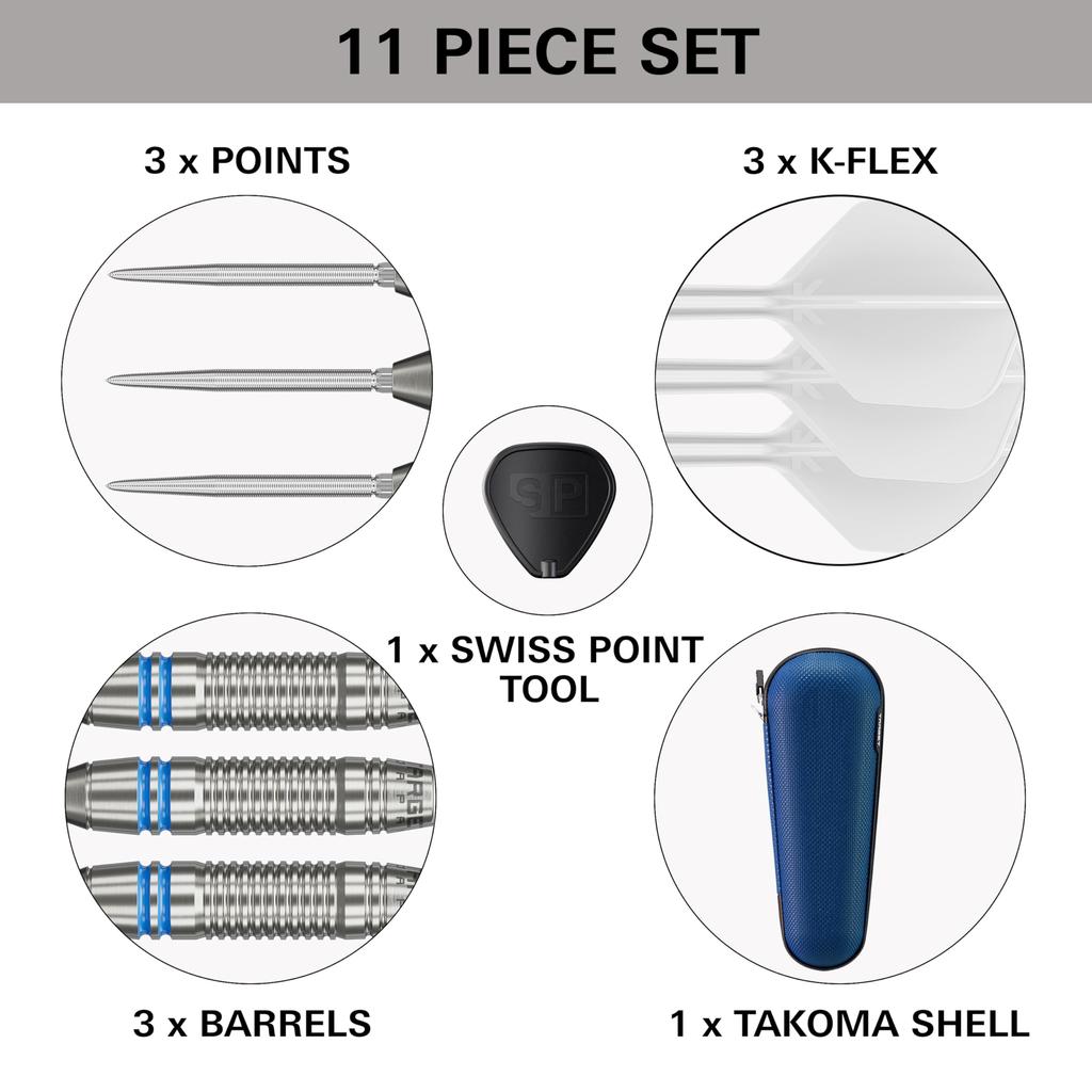 ЦВЕТА ЦВЕТОВ G4 24G SP ДРОТИК СО СТАЛЬНЫМ НАКОНЕЧНИКОМ 90% (Синий 22г)