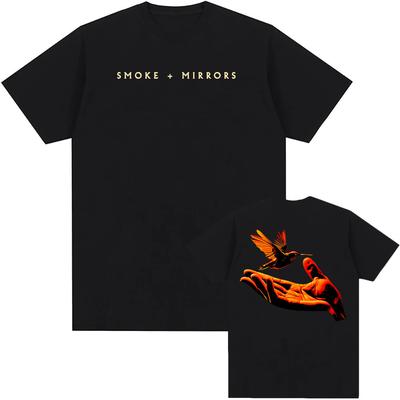 Размышления из хранилища альбома Smoke + Mirrors 2025 Футболки Imagine Dragons Футболка с принтом группы Хлопковая футболка Мужская Женская Топ