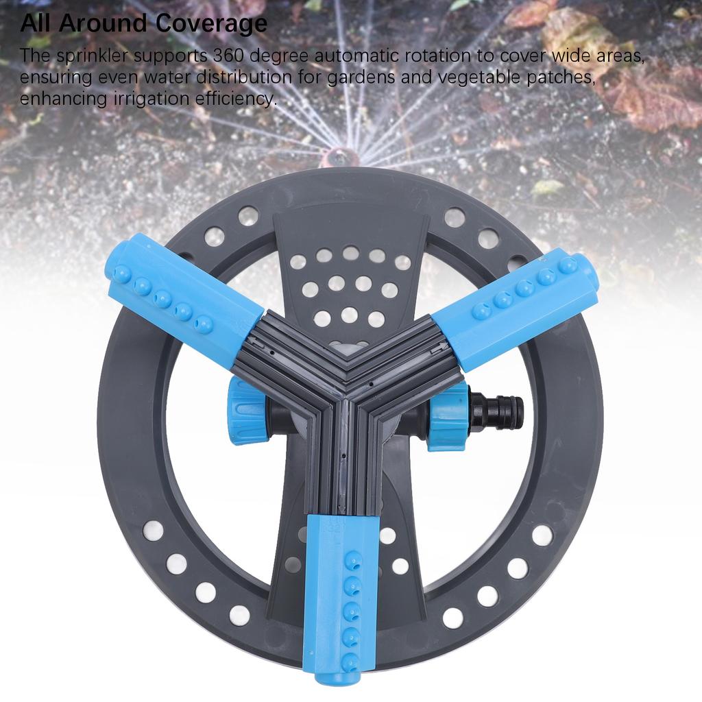 Automatic Garden Sprinkler ABS 360 Degree Rotating Water Sprinkler Lawn Irrigation System for Yard Garden Farm