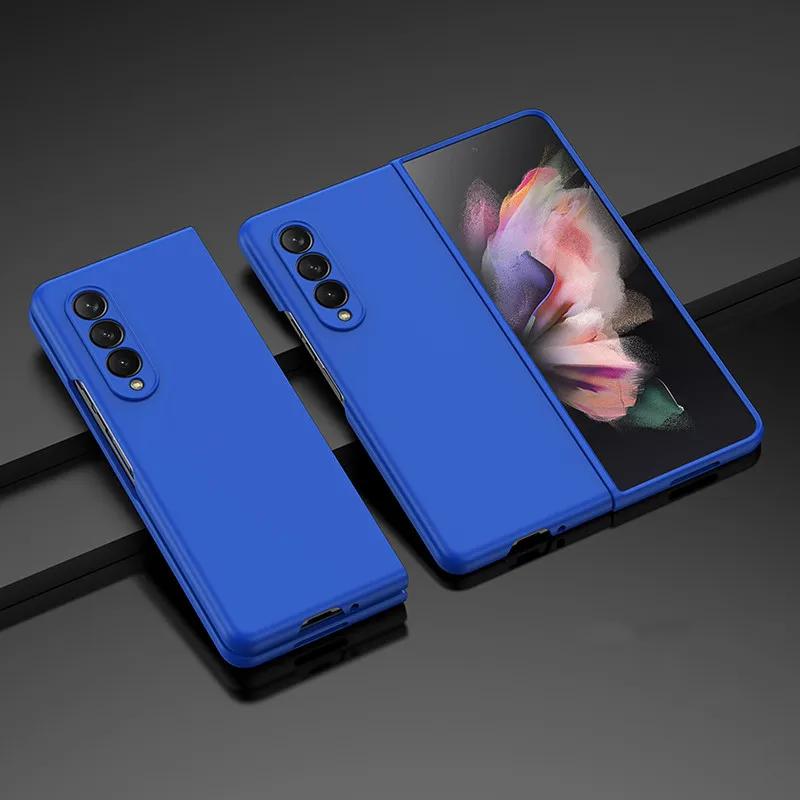 Простой защитный чехол-кейс из ПК для Samsung Galaxy Z Fold7 Fold4 fold6 Fold 7 6 4 5 5G fold5 Fold3 fold2 Fold 3 2 Сумка для телефона Coque