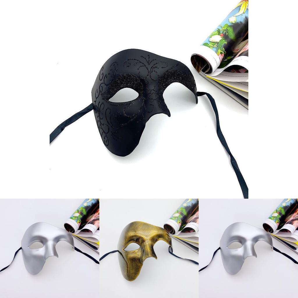 Vintage Phantom Of The Opera Mask With Retro Style For Cosplay And Themed Events