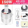 Outdoor Solar Camping Light Bulb Portable Emergency Lamp Tent LED Hook Up Hanging Camping Search Lights Lantern Hiking 2/1PCS