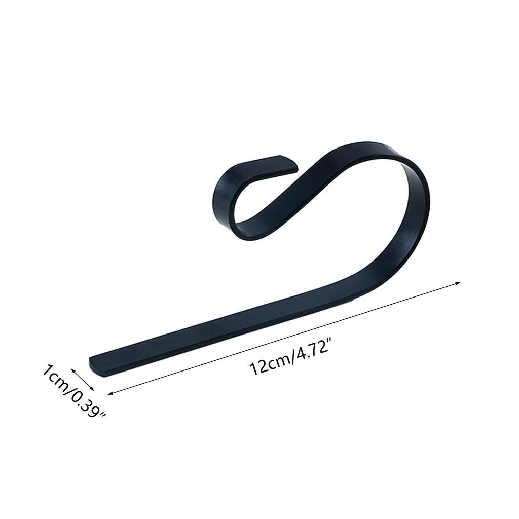 Christmas Sock Hook Fireplace Hanger Metal Clips Christmas Stocking Holder Rack Tree Hanging Hooks New Year Party Decor