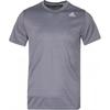 Round Neck Comfortable Solid Color Casual Short Sleeve T-Shirt Men Tops Gray BP7421