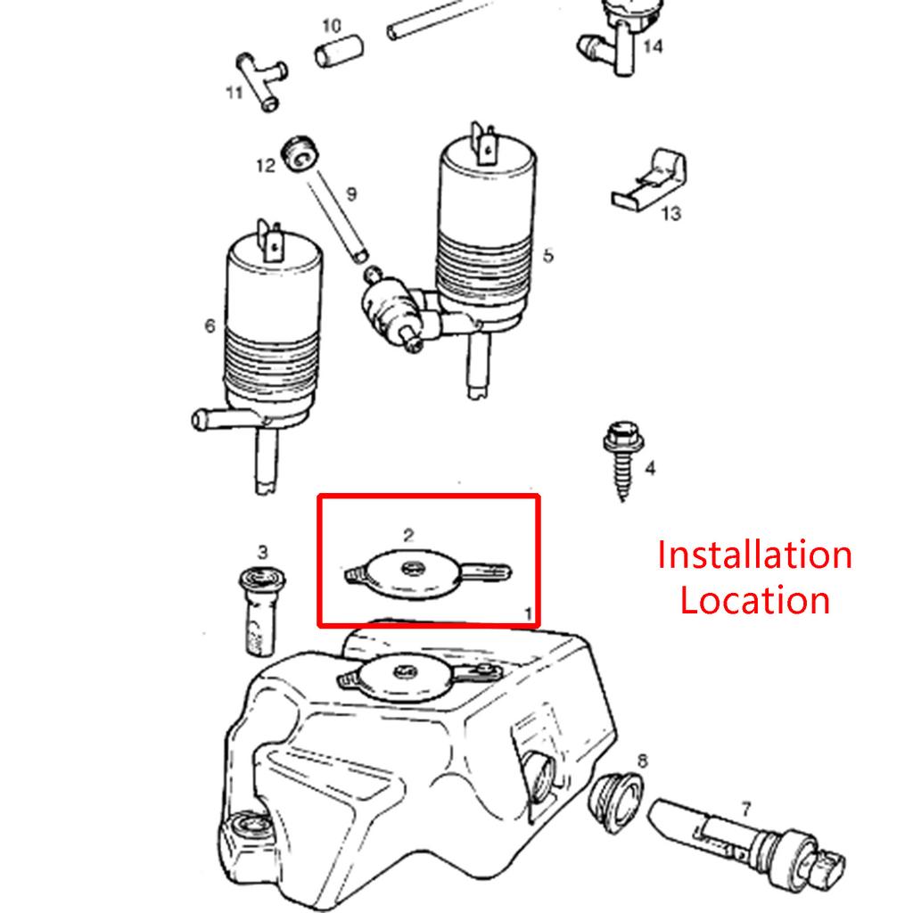 1X Крышка бачка омывателя ветрового стекла для Vauxhall Opel Corsa BC Astra EF Nova Tigra AB Combo BC Senator Calibra Cavalier 90563741