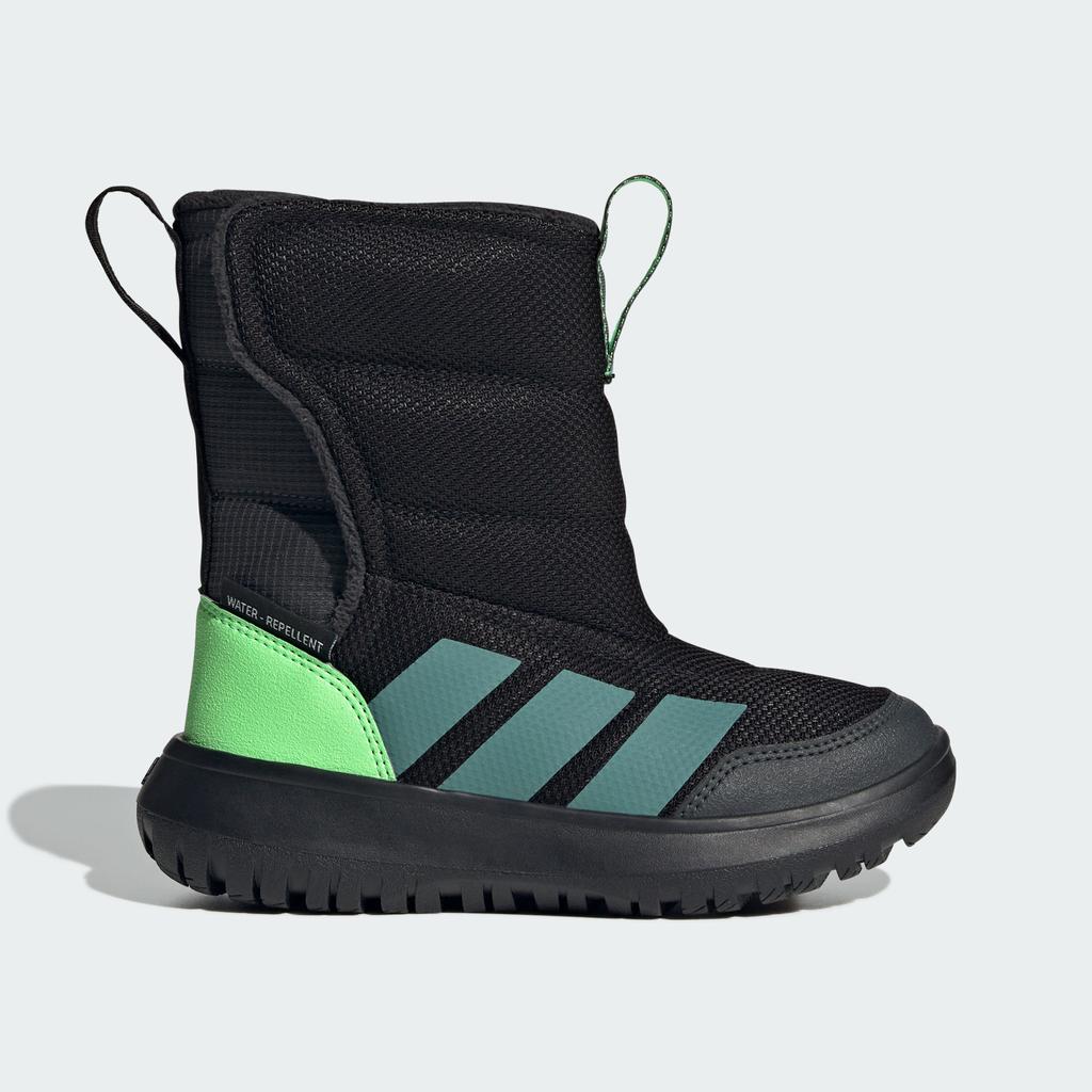 Adidas WINTERPLAY Fabric Thermal High top Kids' Snow Boots Black Child