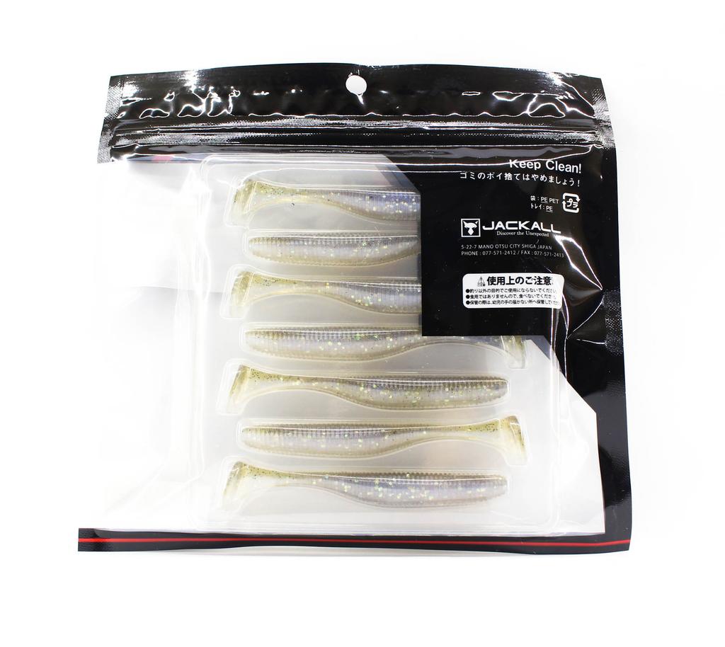 Jackall Мягкая приманка Rhythm Wave 3,8 дюйма Prism Shad (8659)