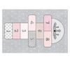 Light Gray Children's Hopscotch Carpet for Boy Girl Cartoon Game Carpets Living Room Baby Crawling Non-slip Mat Home Decoration