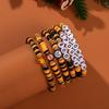 Хэллоуинские stacking браслеты из мягкой глины, горячая распродажа, бусины 1011, новые браслеты, веселые и забавные ручные аксессуары