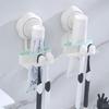 Wall Mount Toothbrush Wall Rack 3 Slots Toothbrush Hanger New Toothpaste Holder