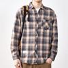 2024 Spring and Autumn New Plaid Shirt Korean Version of Loose Versatile Casual Long-sleeved Shirt Men and Women Tops