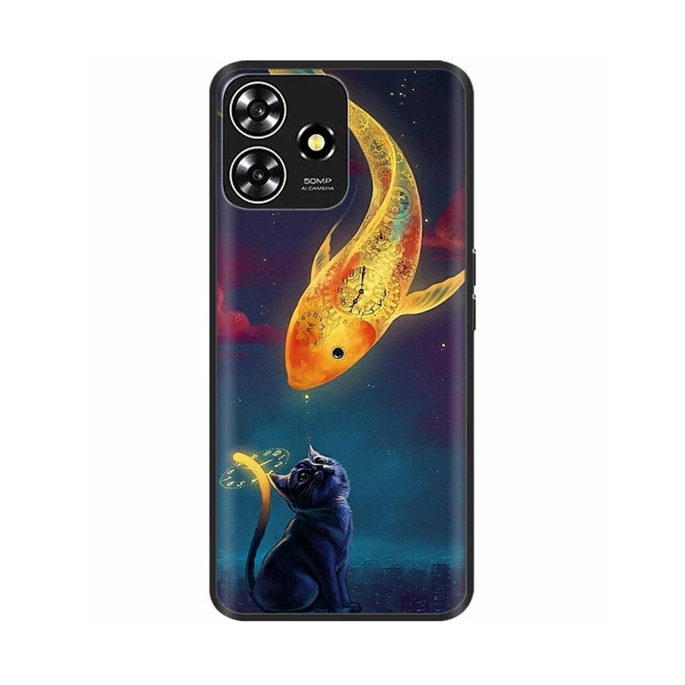 Для ZTE Blade V50 Smart Case Новый Дизайн Задняя Крышка Для ZTE V50 Design 4G Чехлы Мягкие Жидкие Силиконовые Чехлы Для ZTE Axon 50 Lite