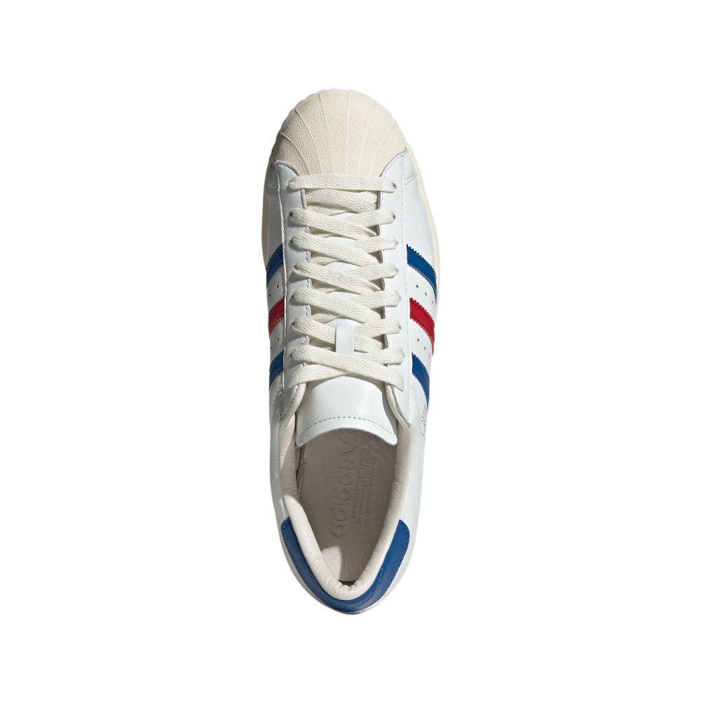 adidas Superstar Vintage Made in Germany 'White Blue Scarlet' (Unisex) Core White / Blue / Better Scarlet Skate Shoes JQ6345