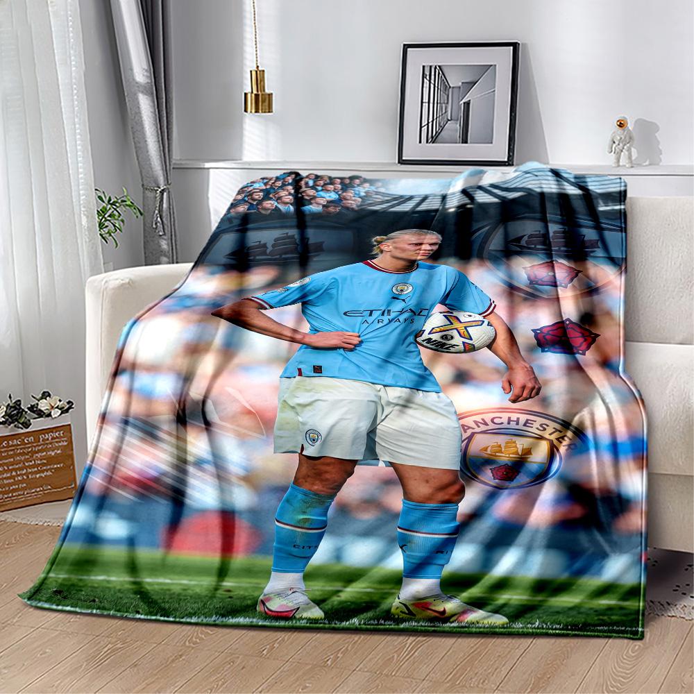 Haaland 243 Blanket Warmthful Decor Perfect for Office Chair Livingroom Bed Four Seasons Universal Warmthful Decor Birthday Christmas Gift Blanket