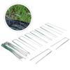 20PCS Synthetic Artificial Grass Turf Pins U Fastening Lawn Tent Pegs Mat