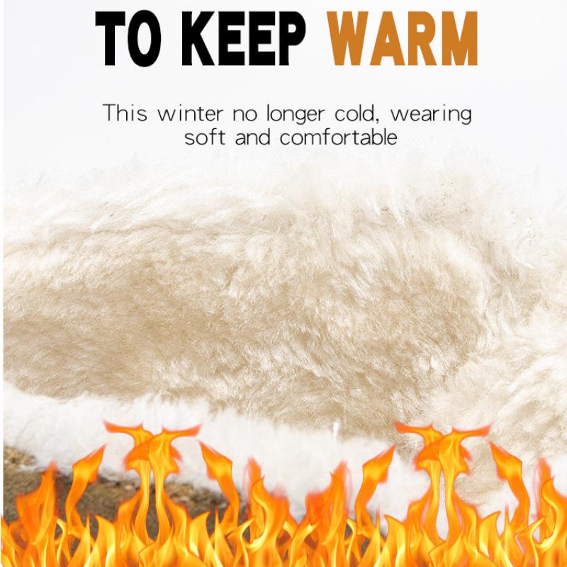 Женские теплые длинные плюшевые зимние ботинки, зима 2023, замшевые ботильоны с крючками и петлями, женские большие размеры, хлопковая обувь на нескользящей платформе, женская обувь