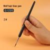 Mali G1220 Wolf Hair Liner Brush for Watercolor, Gouache, Chinese Painting, Nail Art, Oil Painting, and Line Drawing.