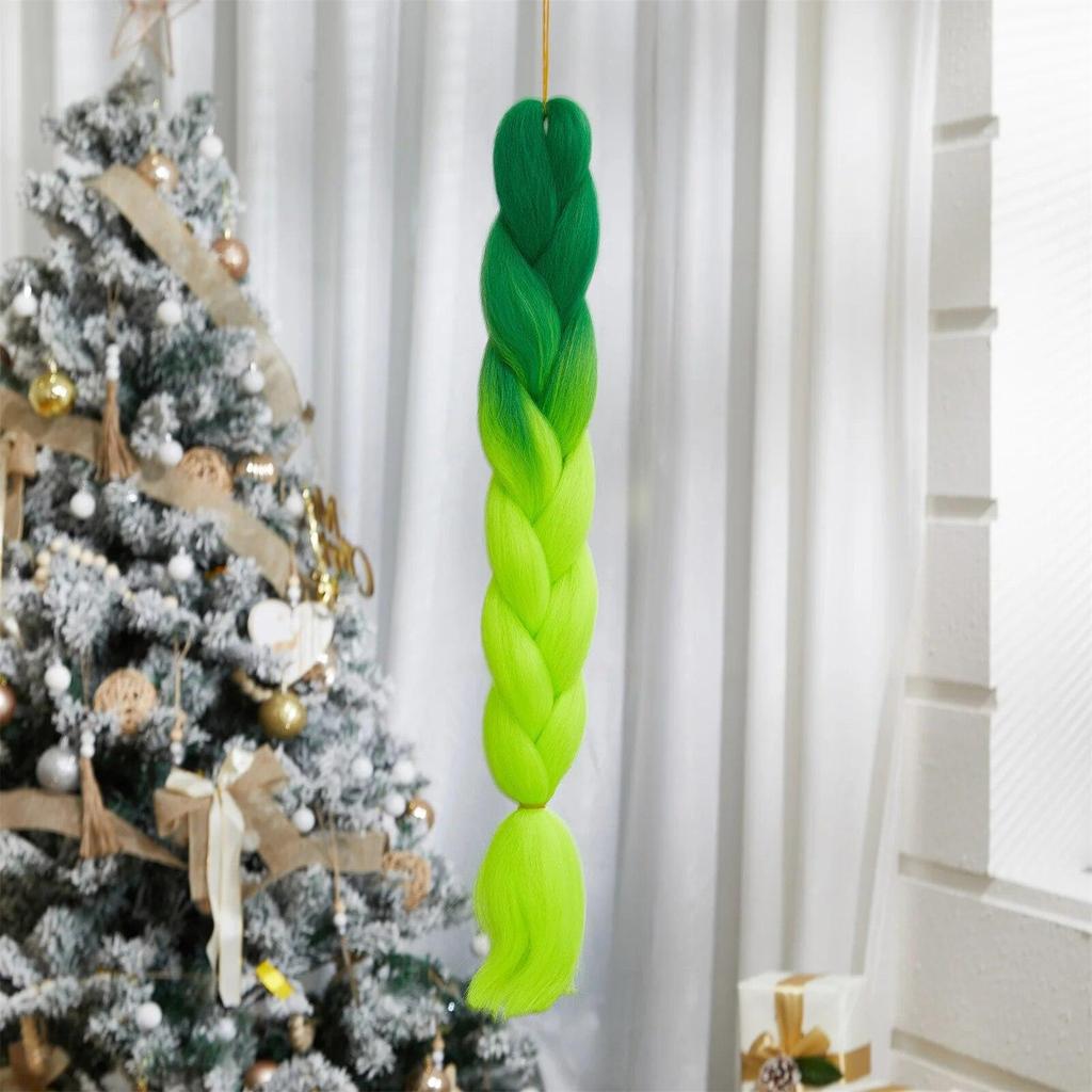 ALAN EATON Синтетические наращивания волос радужного цвета Jumbo Braid 24 дюйма, высокотемпературные волокна для наращивания волос, вязаные крючком своими руками