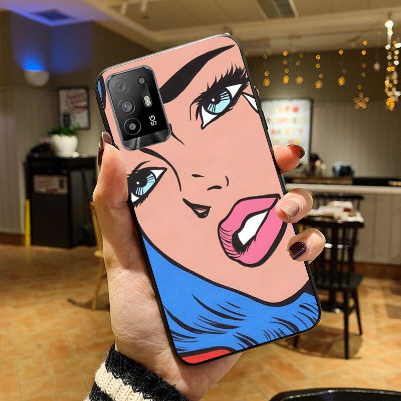 Чехол для телефона с изображением плачущей девушки для OPPO A74 A94 5G A3S A5S A9 A12 A15 A15S A52 A53 A53S A72 A73 2020 A91 5G Чехлы coque