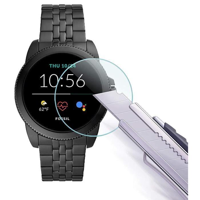 Verre Trempé pour Fossil Gen 5E 42mm 44mm [Lot de 2] Film Protection Ecran Montre Anti Rayure Phonillico®