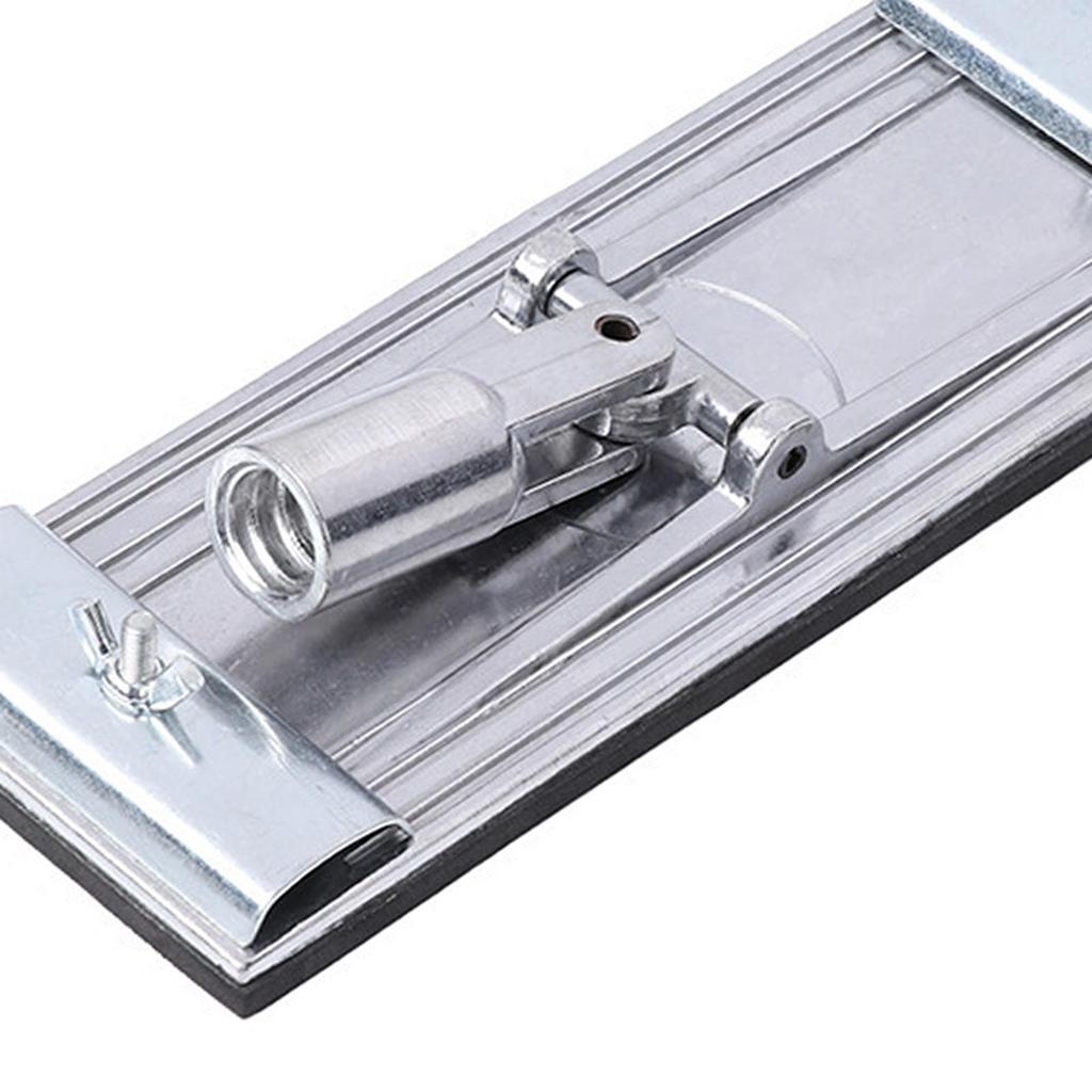 Ручная шлифовальная машина, держатель для наждачной бумаги, алюминиевая настенная шлифовальная доска, серебряный блок для наждачной бумаги для шлифовки гипсокартона, дерева, авторемонтных мастерских