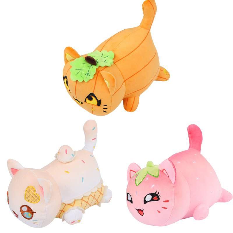 Милая плюшевая игрушка кошка Афмау, мягкая и светящаяся набивная подушка для фанатов, коллекционеров и детей