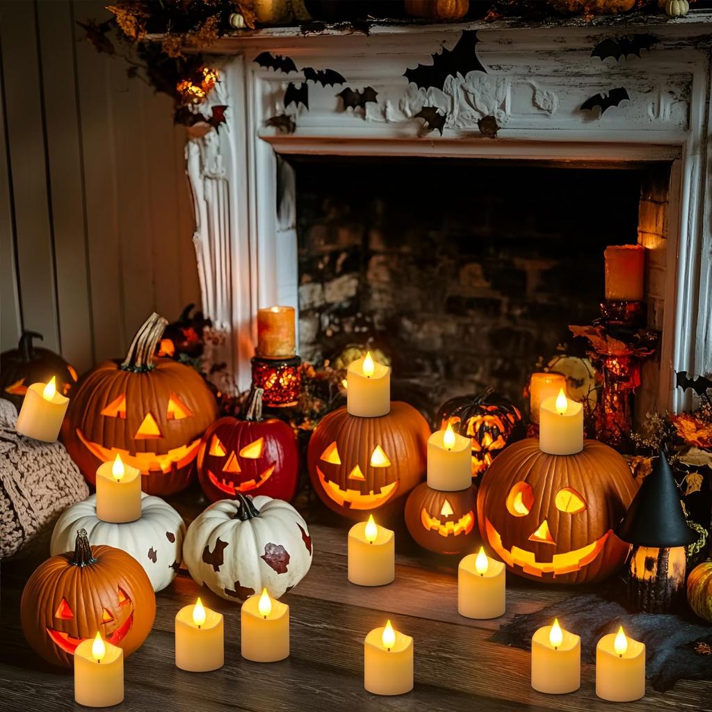 PChero USB-C Rechargeable Candle Lights, LED Candles, Rechargeable Power Outage Candle Lights, Flameless Rechargeable LED Candles, Timer Function,