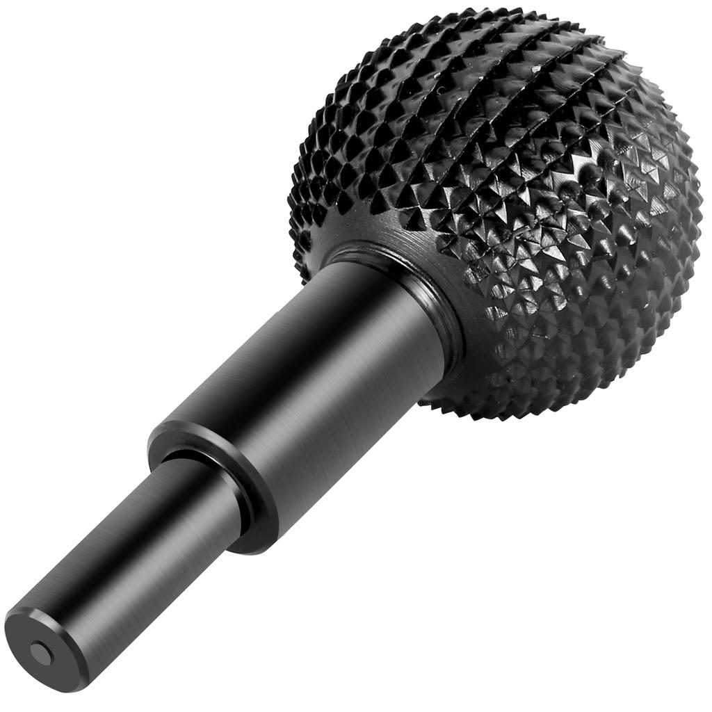 1 шт. здесь Роторная борфреза Углеродистая сталь Борфреза для резьбы по дереву Хвостовик 10 мм Прочная роторная шаровидная стамеска Шлифовальная головка Полировальный шарик для гравировки