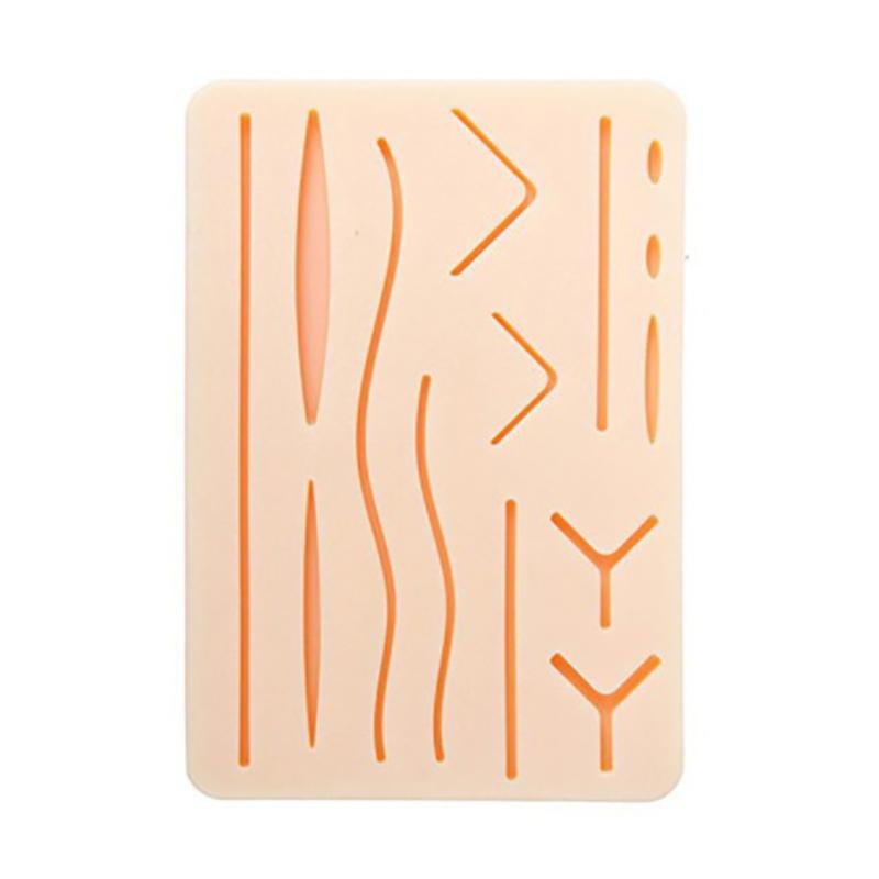 Медицинская силиконовая 3-слойная шовная подушечка для практики наложения швов на модели человеческой кожи для обучения