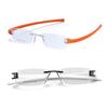 RSINC Combo Rimless Frame Eyeglasses for Unisex Silver Orange-Black White Tag A1 JL186701721496