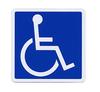 SSC Wheelchair Magnetic Sticker Right Facing 55x55mm Qb600029a01n0