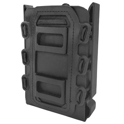 Подсумок для магазина MILQUEST, подходит для M4, AK, P90, SCAR и других, совместим с ремнем MOLLE, софтшелл для страйкбола, стиль 'Скорпион' (черный)