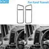 For Ford Transit V363 2014-2019 Carbon Fiber Both Sides Dashboard Air Conditioning Vent Panel Cover Trim Car Accessories Sticker