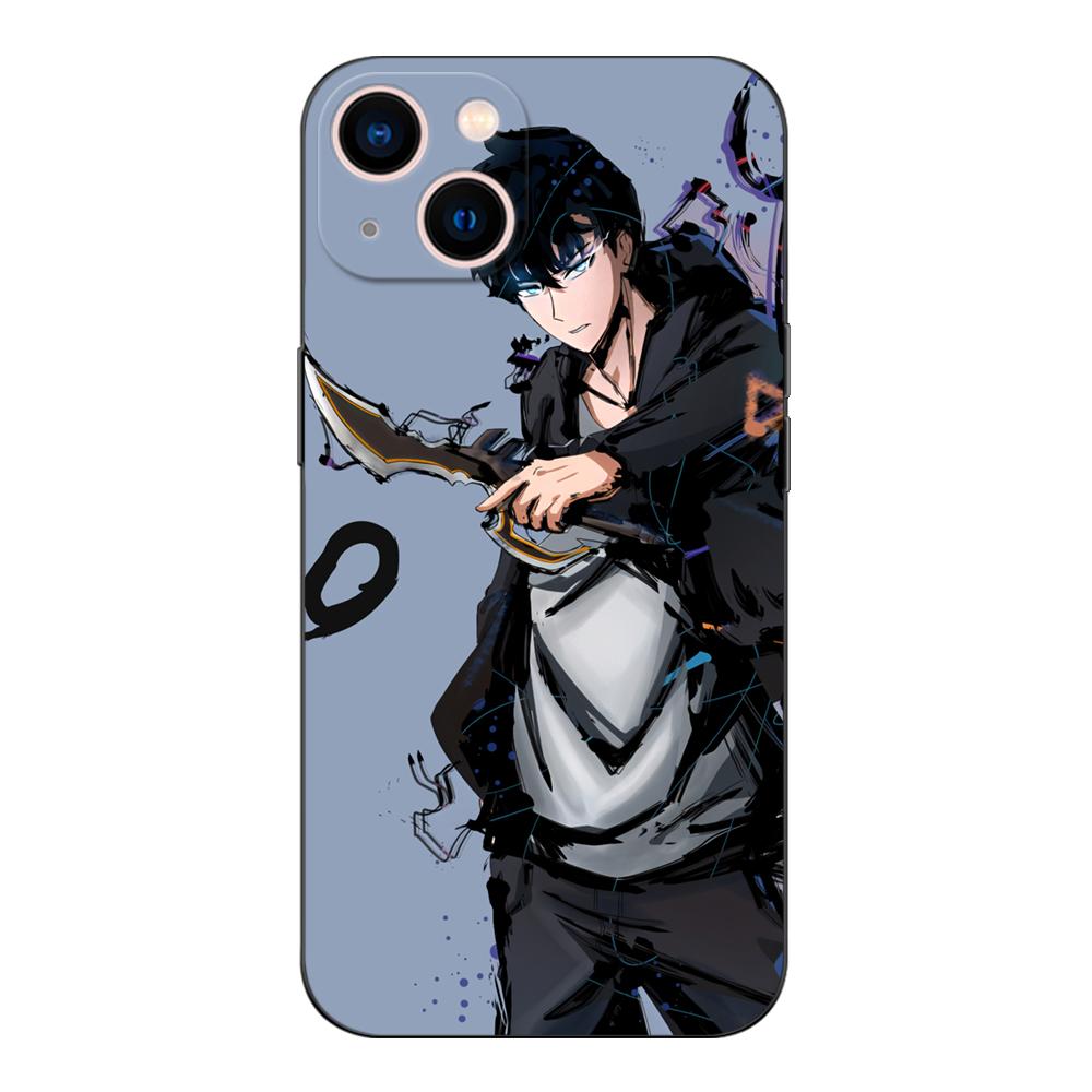 Черный чехол из ТПУ для Xiaomi Redmi 5 5plus 6 6a 7 7a 8 8a задняя крышка solo leveling Sung-Jin-Woo