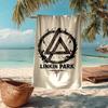 Linkin Park Fashion Beach Towel: Ideal for Summer Adventures Soft, absorbent and quick drying suitable for swimming and bathing